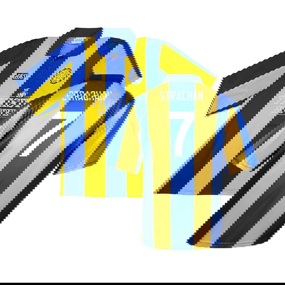 Leeds United 1993-1994 Away Shirt (XL) (Very Good) (STRACHAN 7)