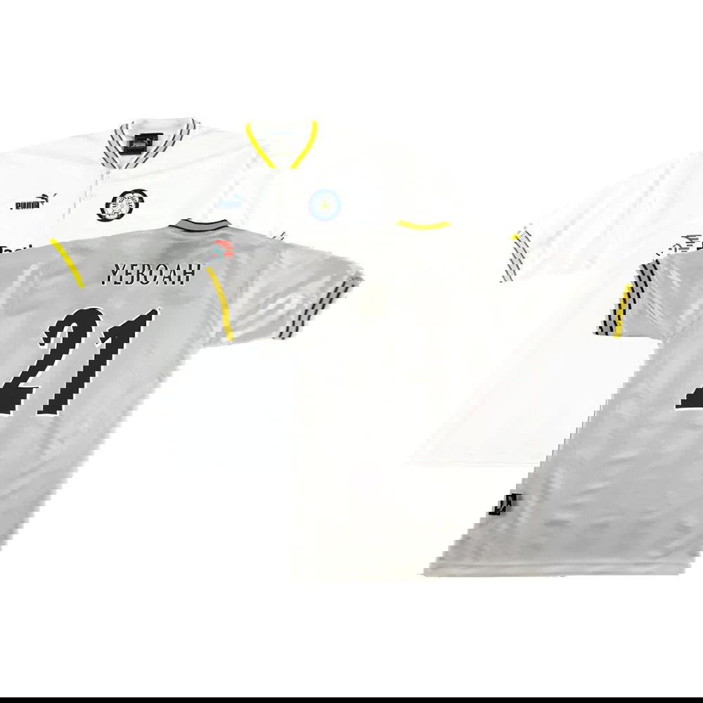 Leeds United 1996-98 Home Shirt (L) (Mint) (Yeboah 21)