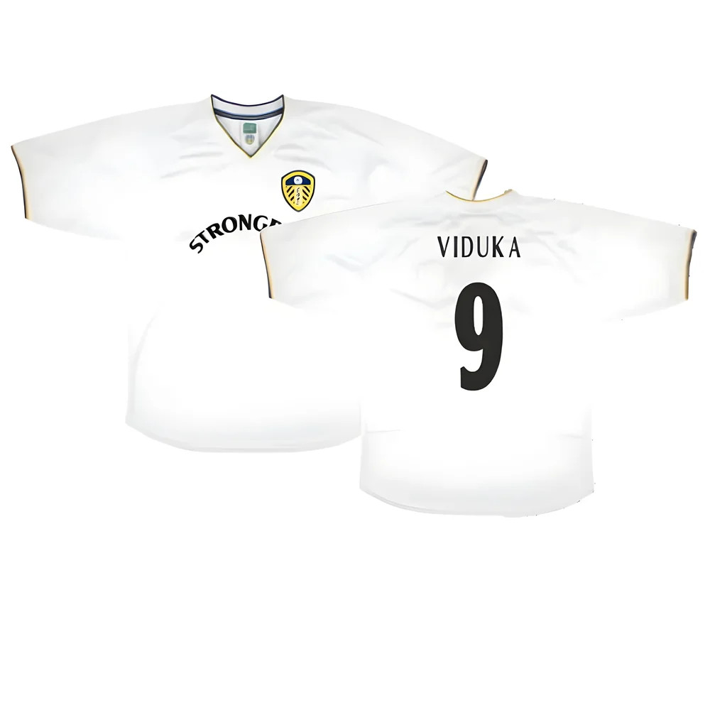 Leeds United 2001 Retro Football Shirt (Viduka 9)