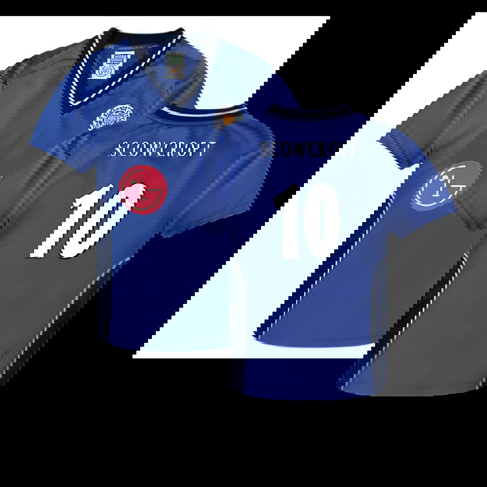 Leicester City 2002 Home Retro Shirt (Scowcroft 10)