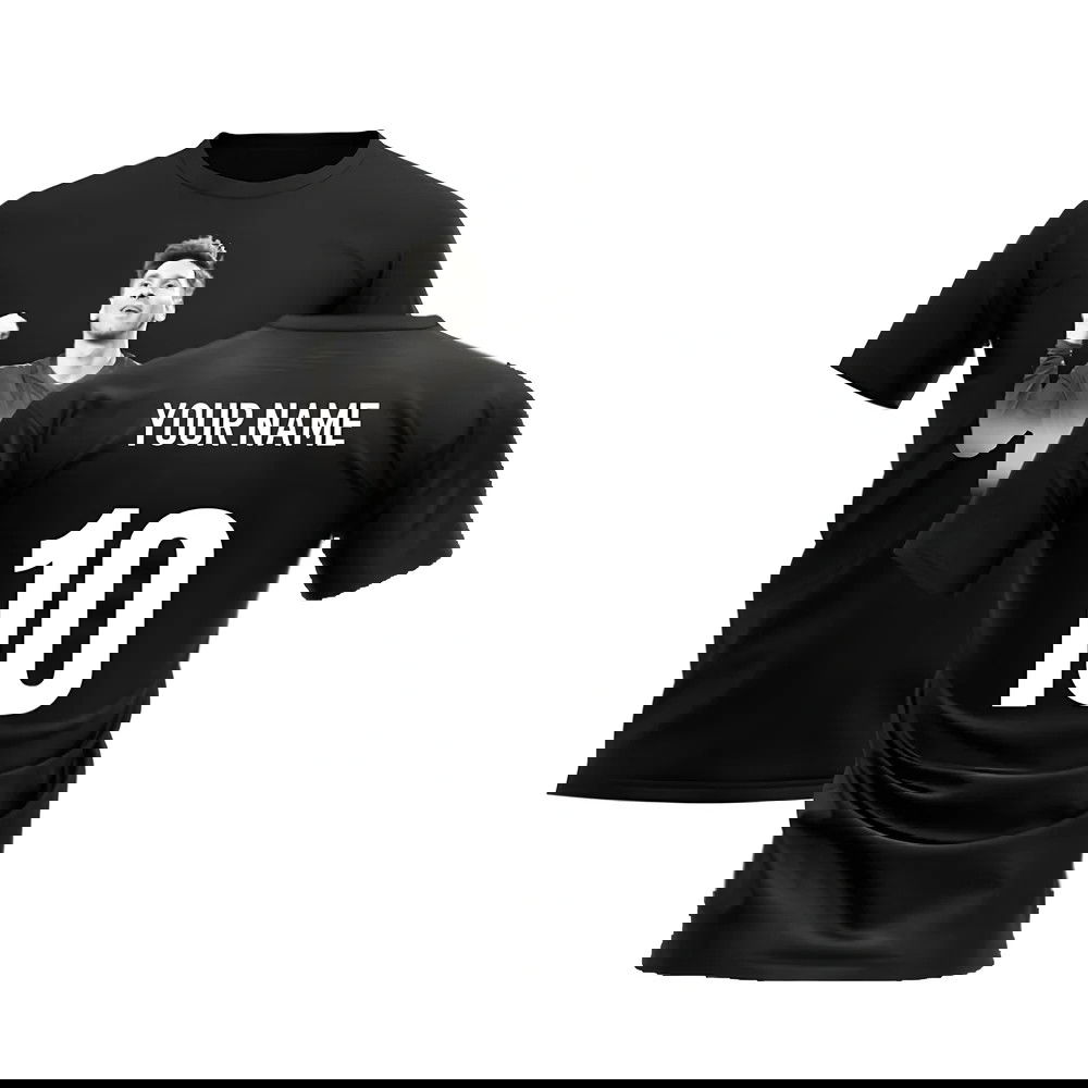 Lionel Messi Legend T-Shirt (Black) (Your Name)
