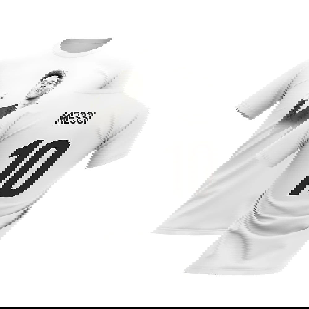 Lionel Messi Legend T-Shirt (White) (Messi 10)