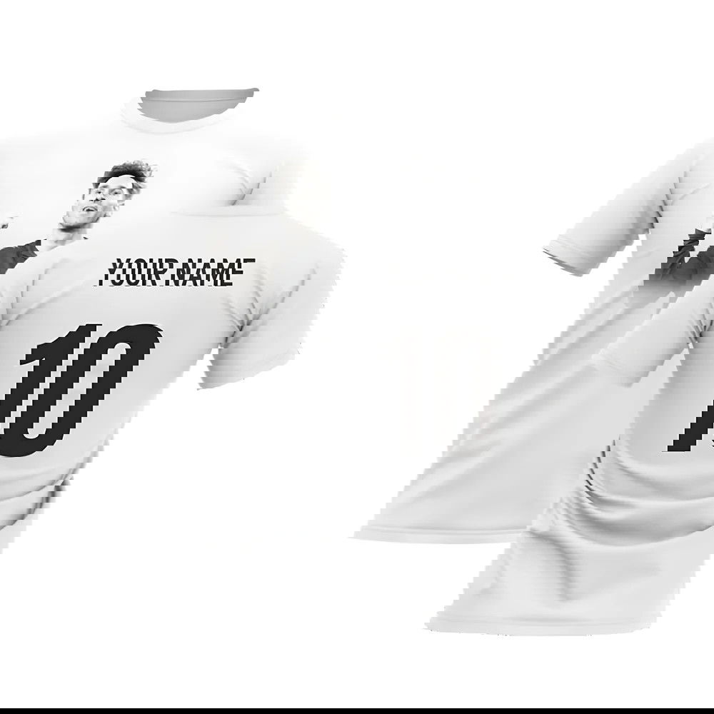 Lionel Messi Legend T-Shirt (White) (Your Name)