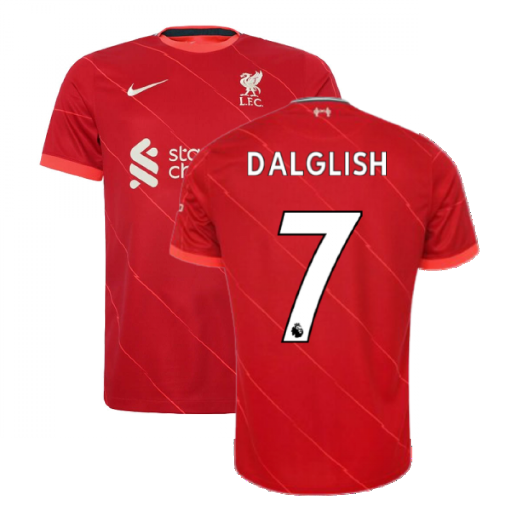 Liverpool Men's Nike Red 2021-2022 Home Shirt (Dalglish 7)
