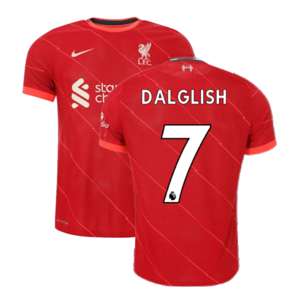 Liverpool Unisex Nike Red 2021-2022 Vapor Home Shirt (Kids) (Dalglish 7) Kids