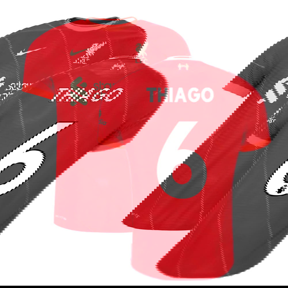 Liverpool 2021-2022 Vapor Home Shirt (Kids) (THIAGO 6)