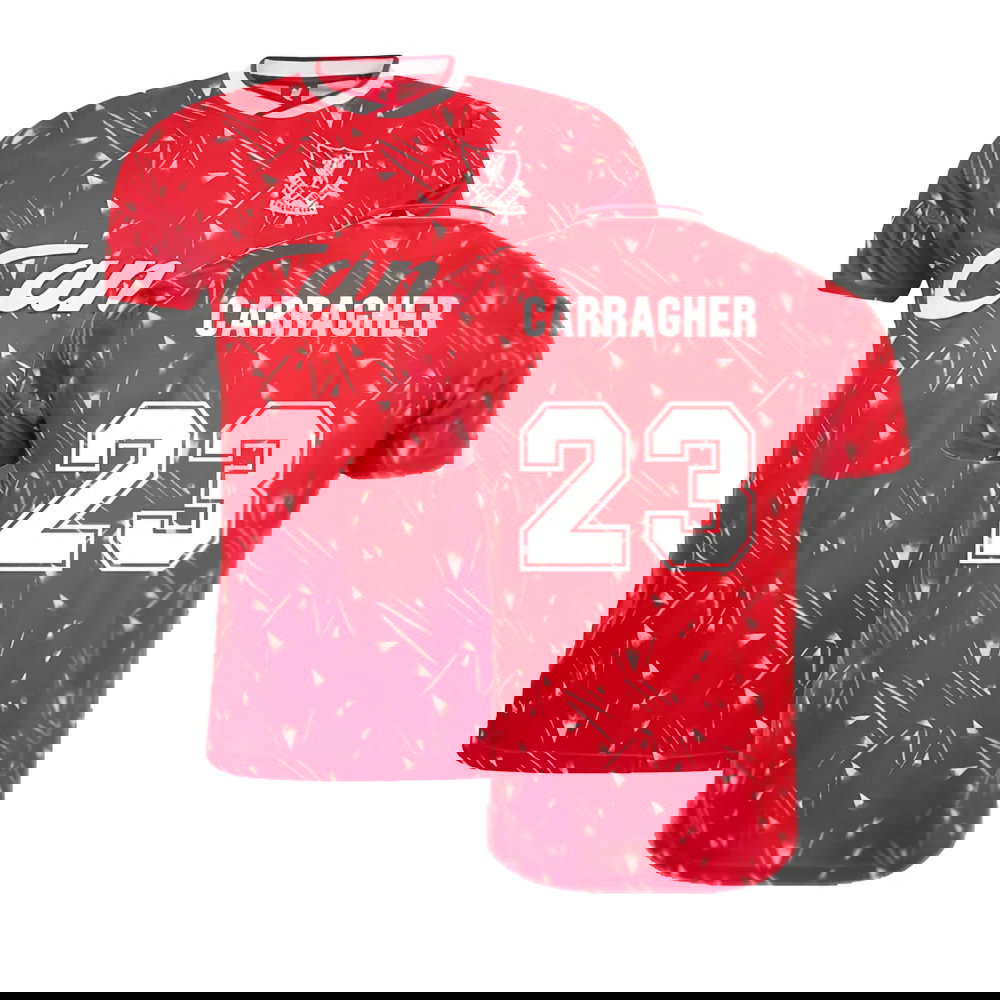 Liverpool FC 1990 Retro Football Shirt (CARRAGHER 23)