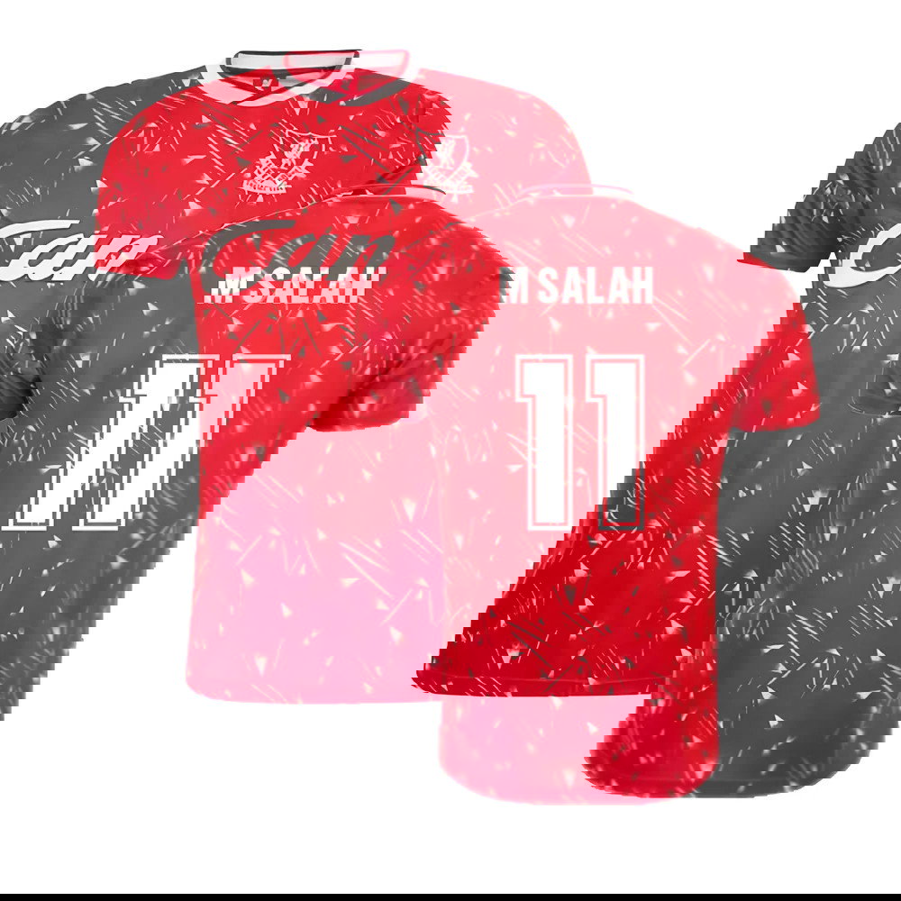 Liverpool FC 1990 Retro Football Shirt (M SALAH 11)