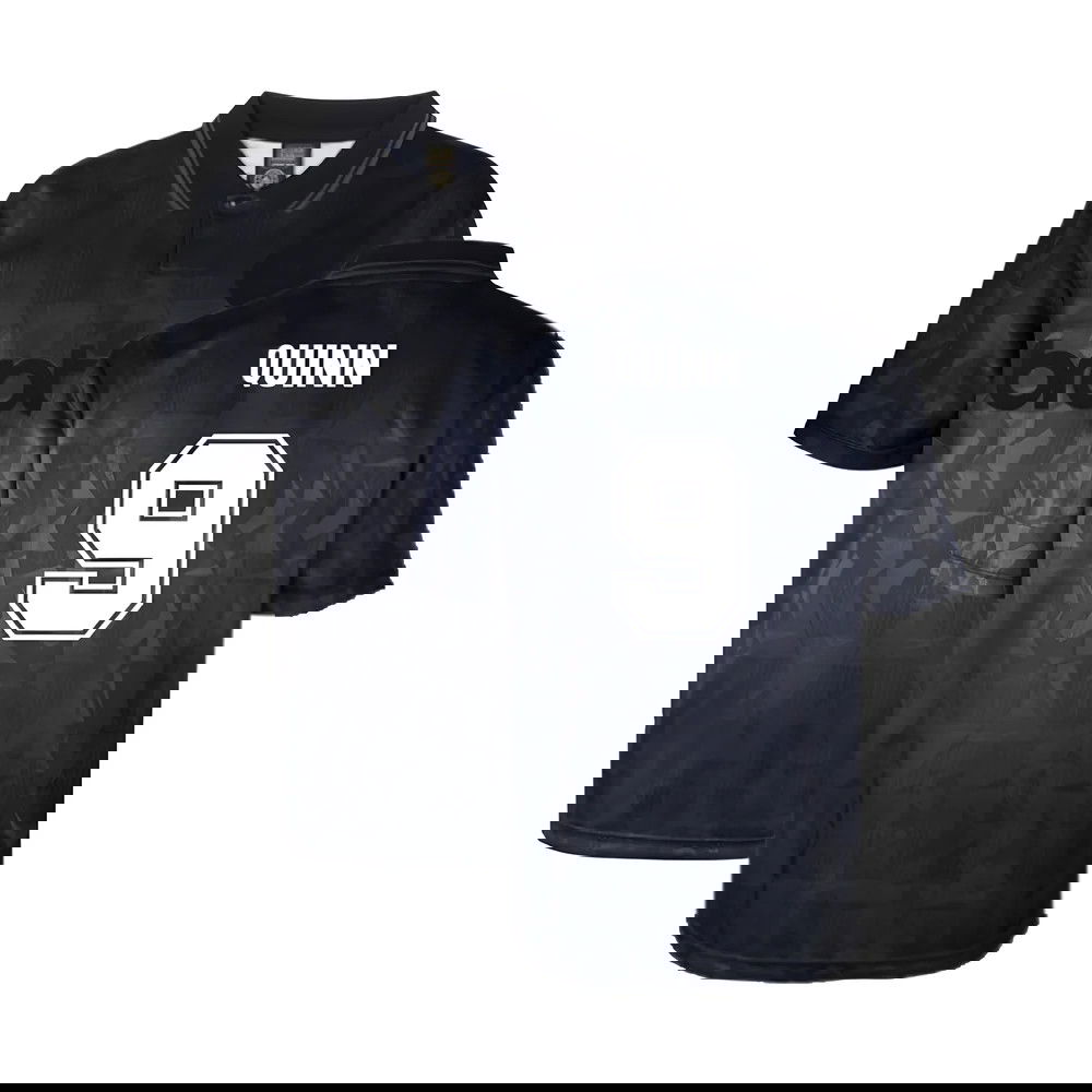 Man City 1990 Blackout Retro Shirt (QUINN 9)