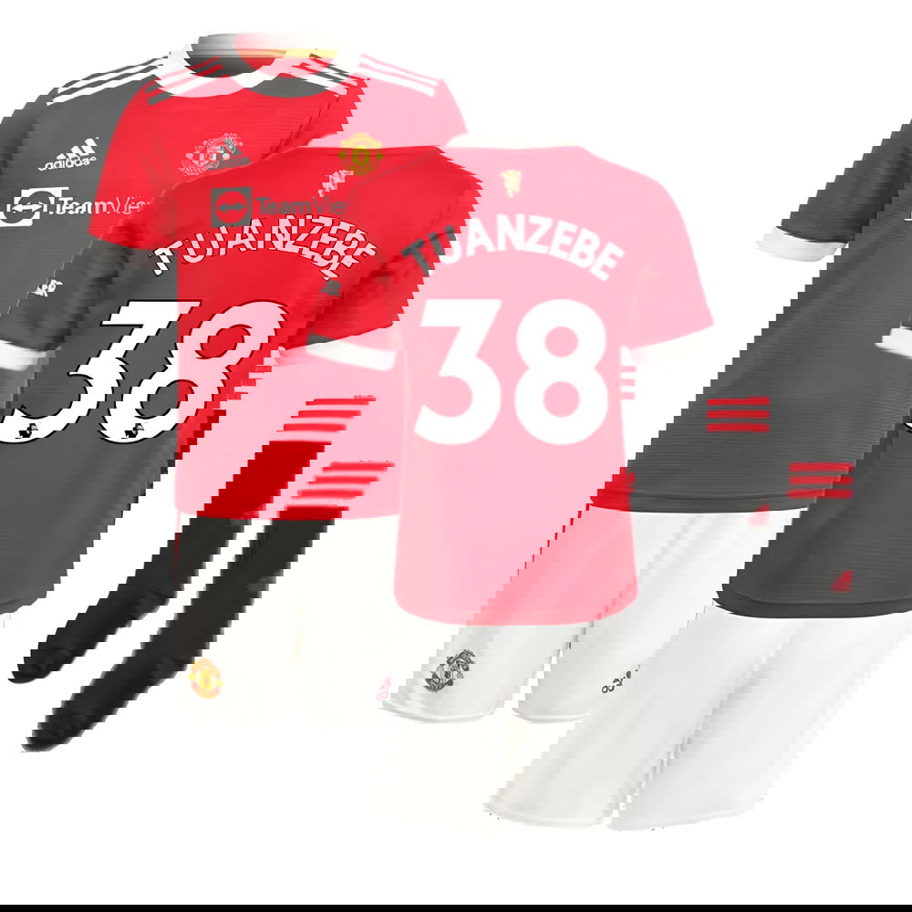 Man Utd 2021-2022 Home Mini Kit (TUANZEBE 38)
