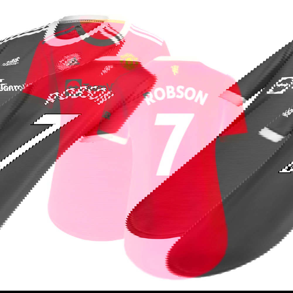 Man Utd 2021-2022 Home Shirt (Ladies) (ROBSON 7)