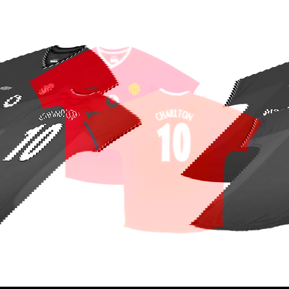 Manchester United 2000-02 Home Shirt ((Excellent) XXL) (Charlton 10)