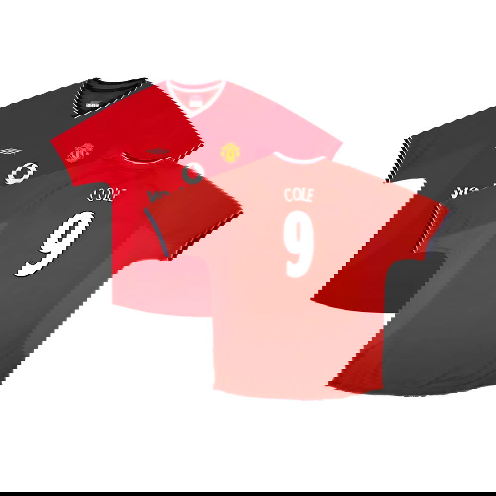 Manchester United 2000-02 Home Shirt ((Excellent) XXL) (Cole 9)