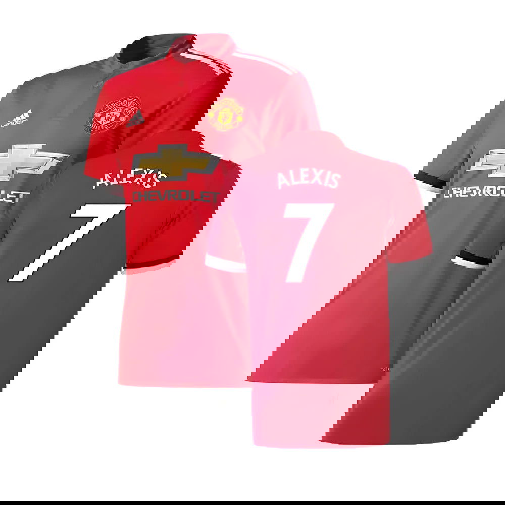 Manchester United 2017-18 Home Shirt ((Excellent) 4-5 Year) (Alexis 7)