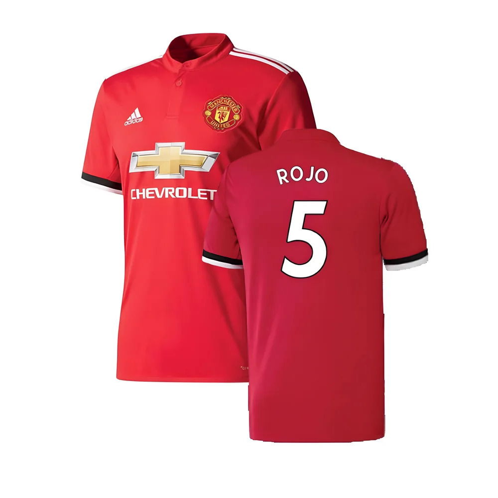 Manchester United 2017-18 Home Shirt ((Excellent) 4-5 Year) (Rojo 5)