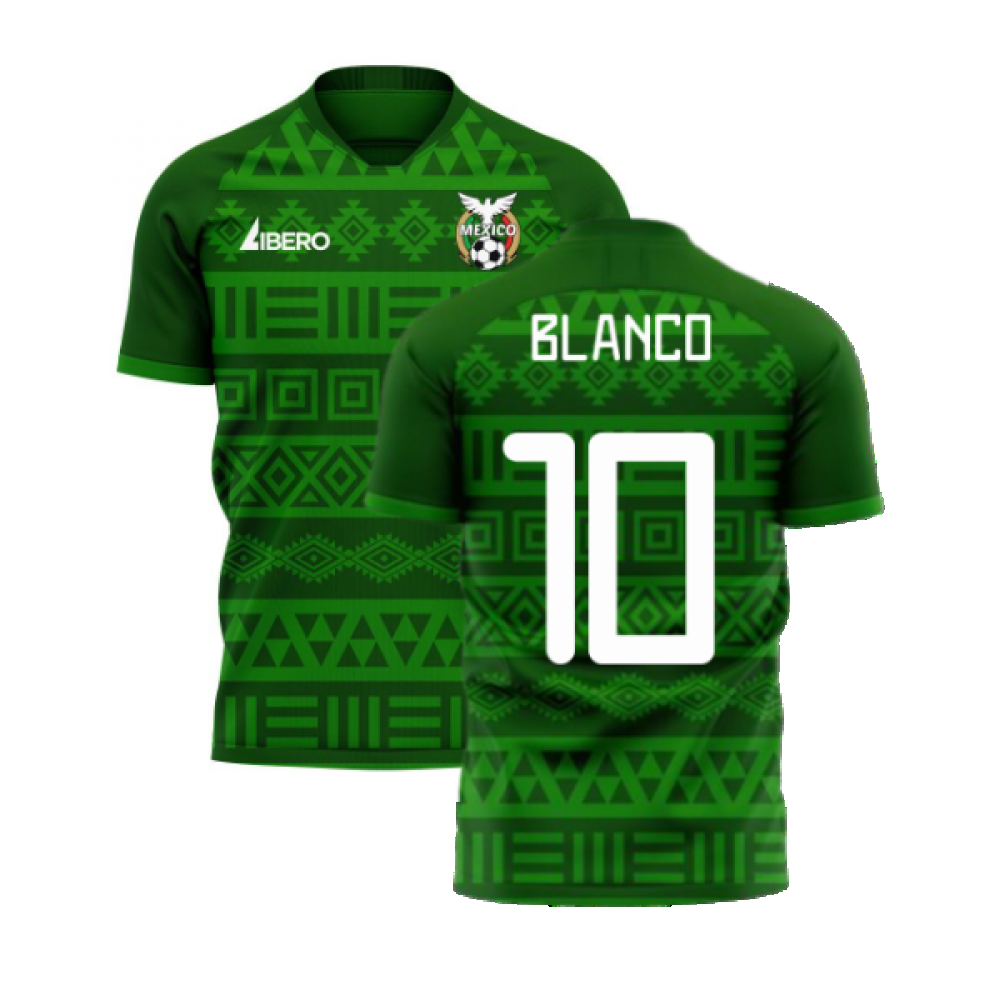 Mexico 2025-2026 Home Concept Football Kit (Libero) (BLANCO 10)