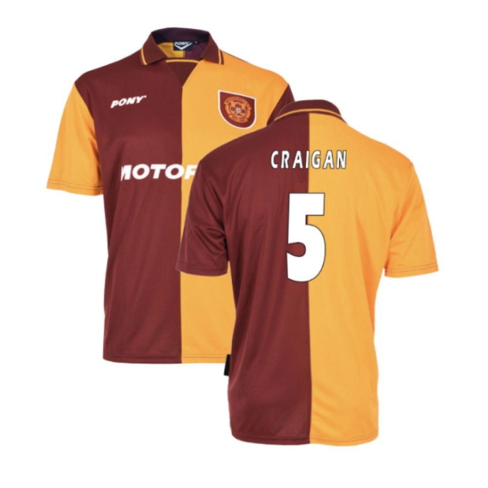 Motherwell 1996-1998 Retro Home Jersey (Craigan 5)