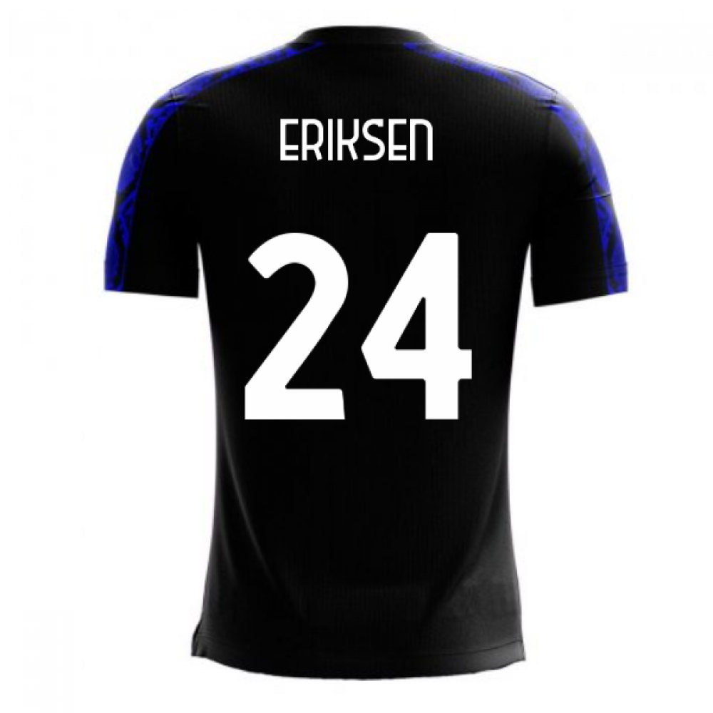 Nerazzurri Milan 2025-2026 Home Concept Football Kit (Libero) (ERIKSEN 24)