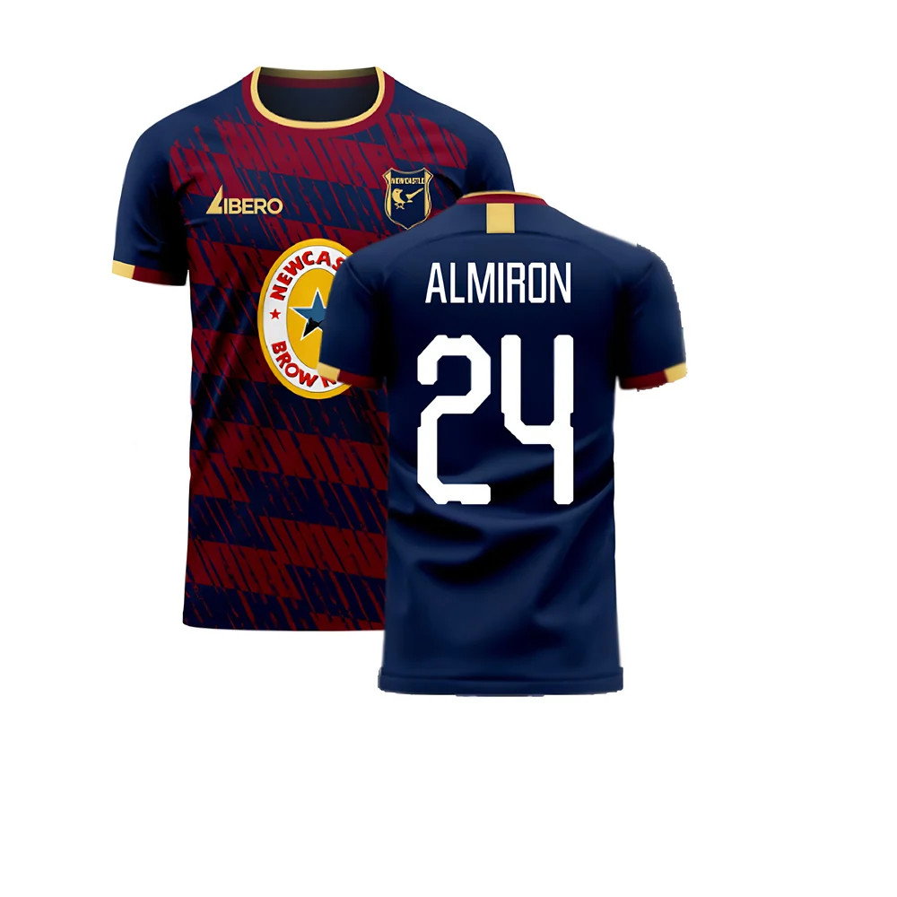  Newcastle 2025-2026 Away Concept Football Kit (Libero) (ALMIRON 24) - Kids