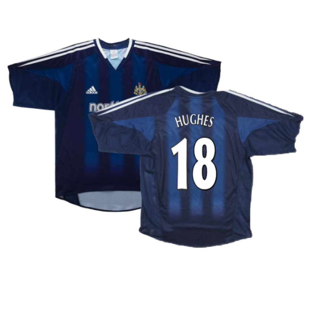 Newcastle United 2004-05 Away Shirt ((Excellent) S) (Hughes 18)