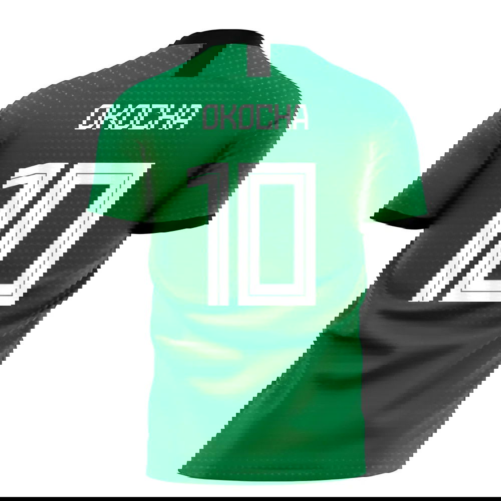 Nigeria 2025-2026 Home Concept Football Kit (Libero) (OKOCHA 10)