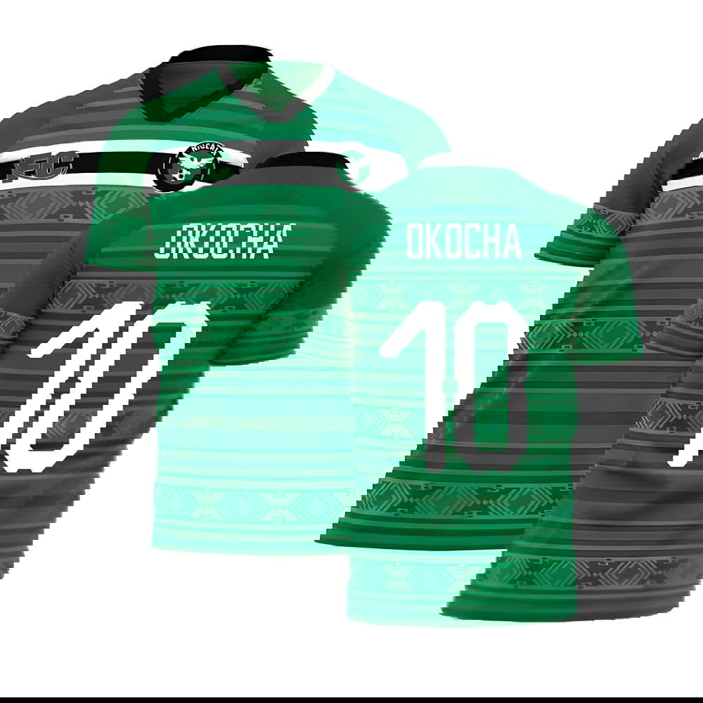 Nigeria 2020-2021 Home Concept Kit (Fans Culture) (OKOCHA 10)