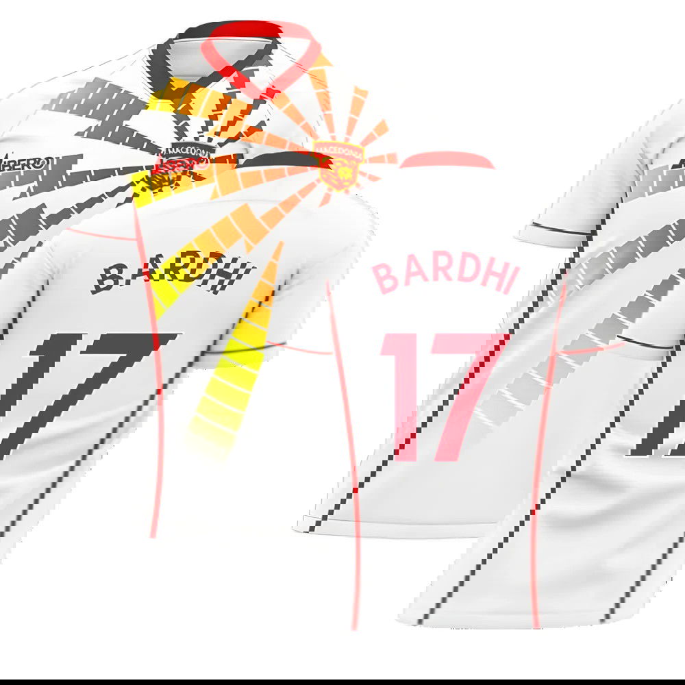  North Macedonia 2025-2026 Away Concept Shirt (Libero) (BARDHI 17)