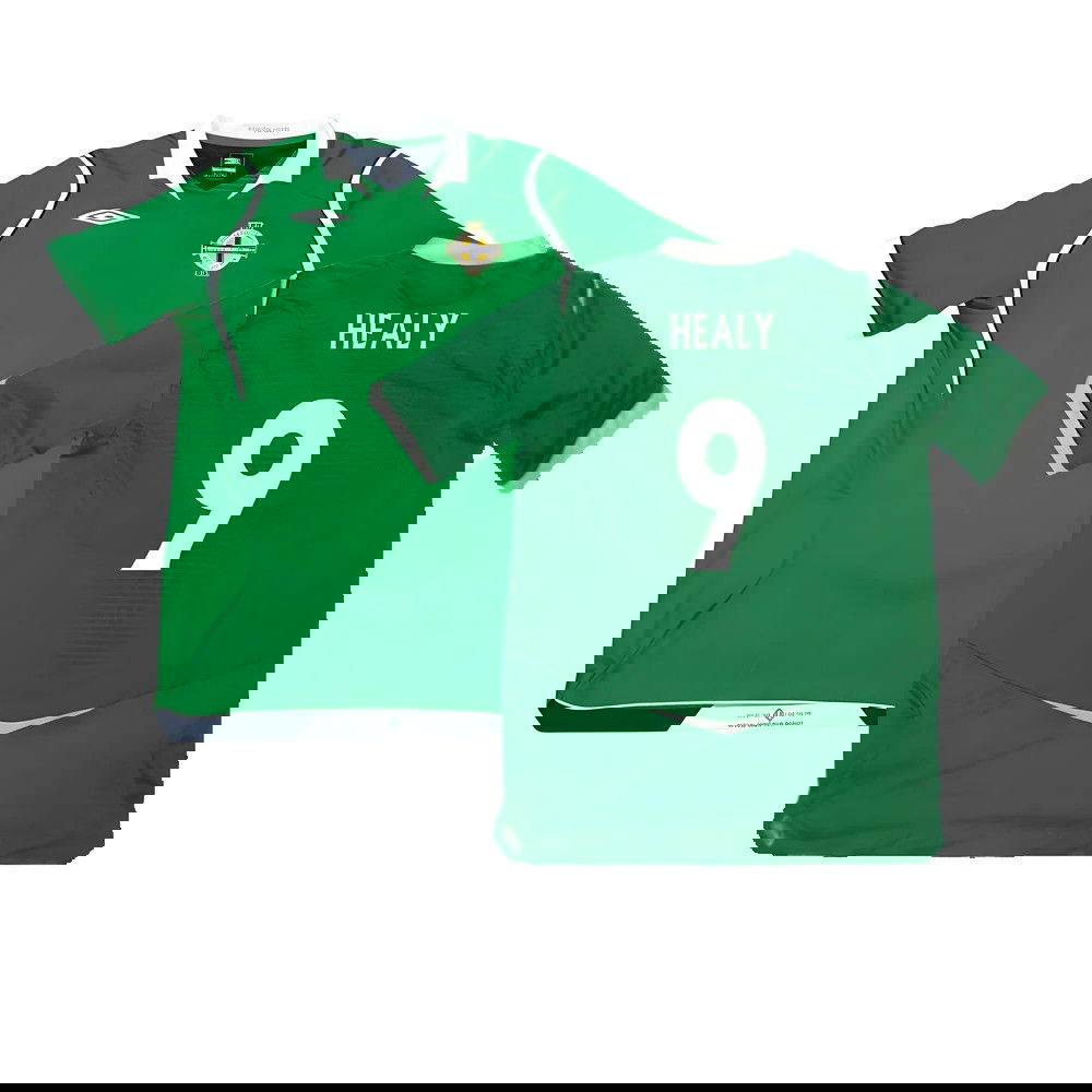 Northern Ireland 2008-09 Home Shirt ((Excellent) M) (Healy 9)