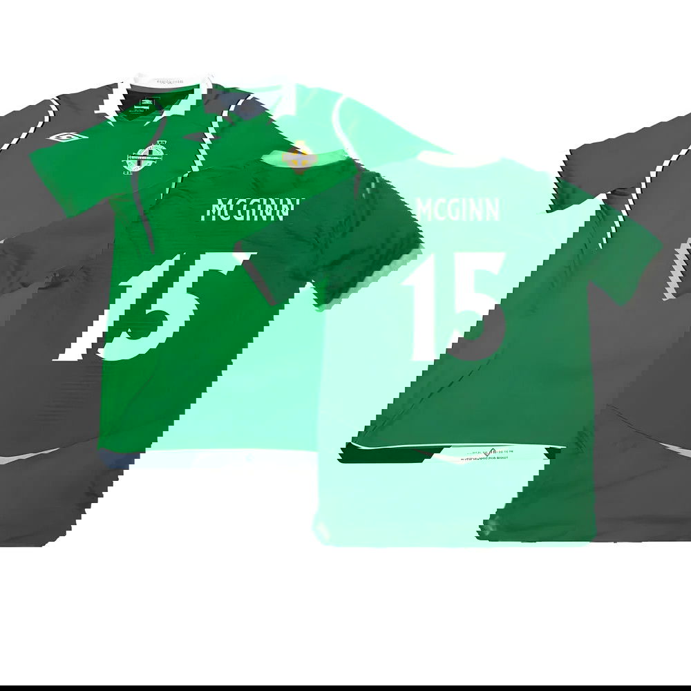 Northern Ireland 2008-09 Home Shirt ((Excellent) M) (McGinn 15)