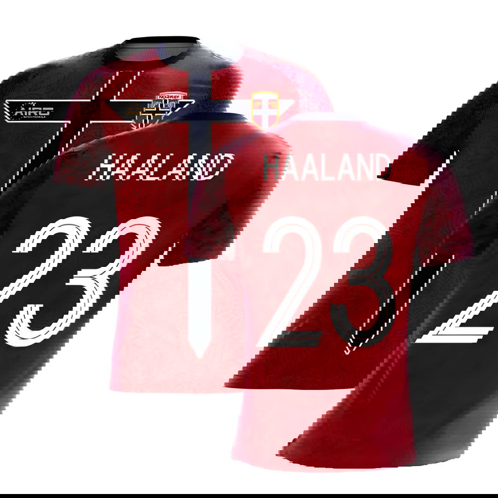 Norway 2025-2026 Home Concept Football Kit (Airo) (HAALAND 23)