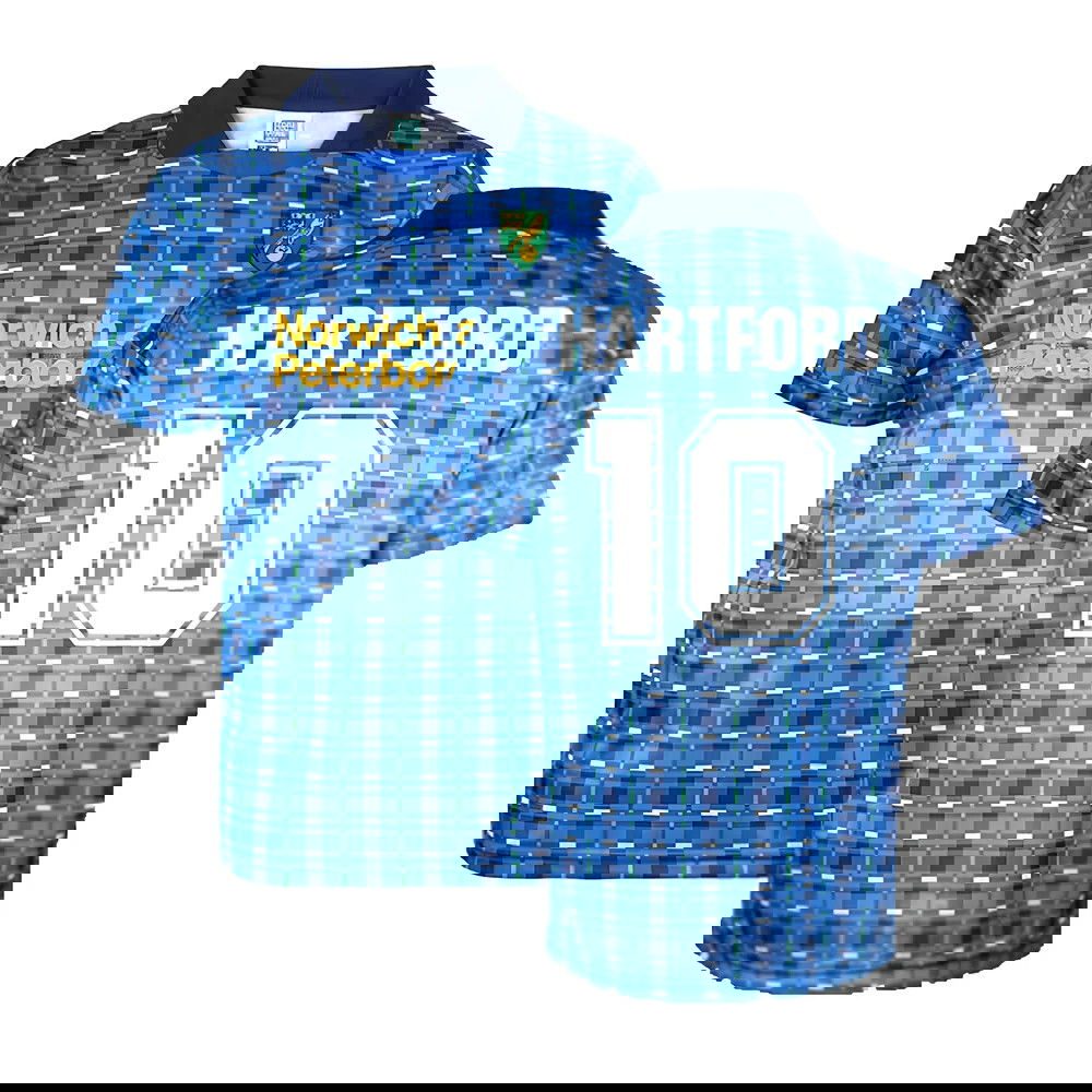Norwich 1994 Away Retro Football Shirt (Hartford 10)