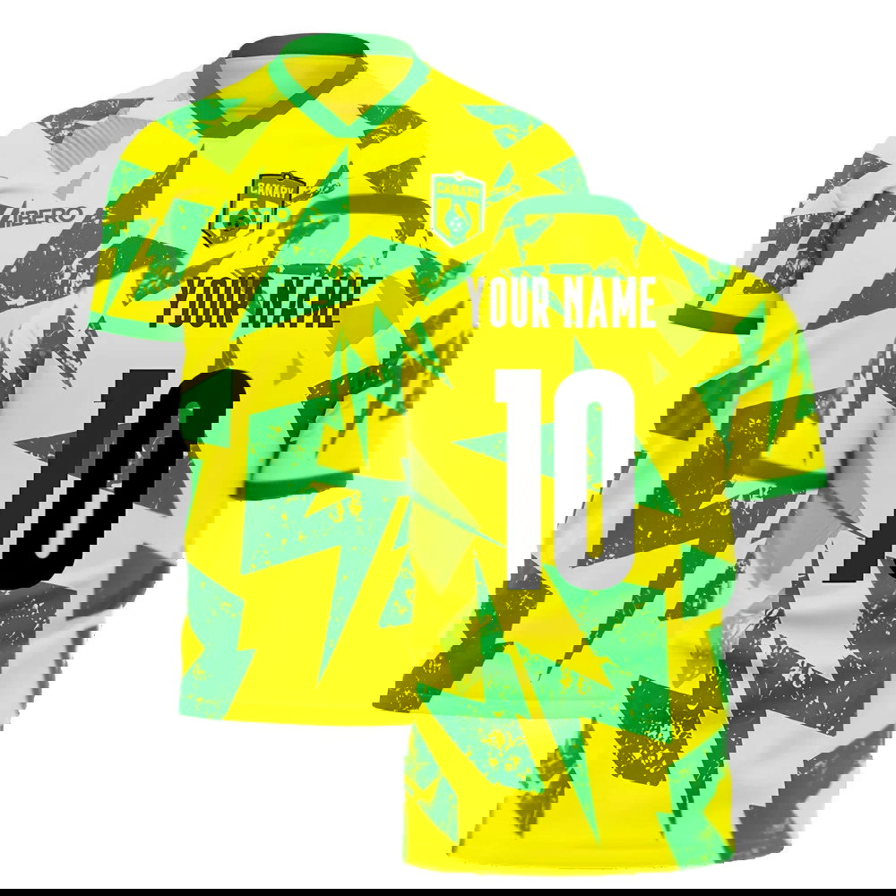  Norwich 2025-2026 Home Concept Football Kit (Libero) (Your Name)