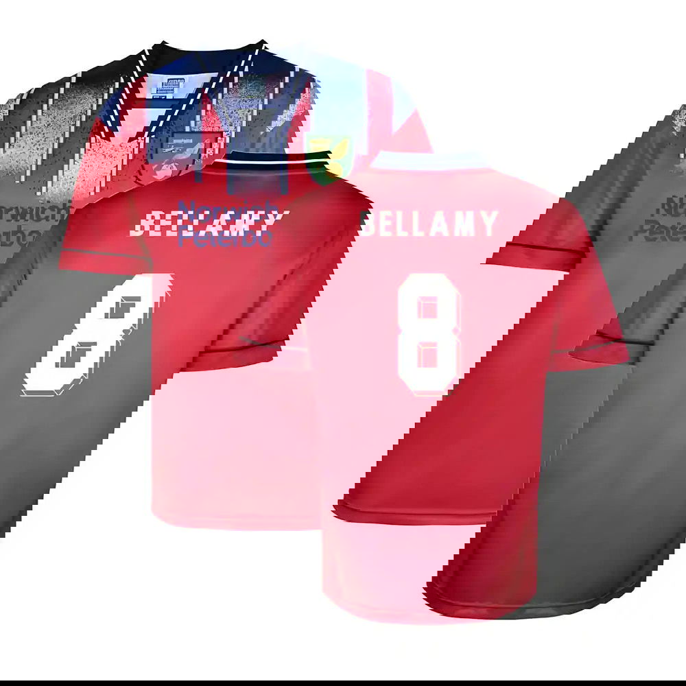 Norwich City 1996 Away Retro Shirt (Bellamy 8)