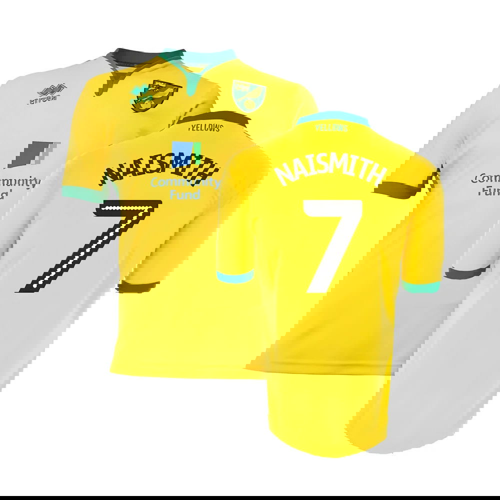 Norwich City 2016-17 Home Shirt ((Good) XXL) (Naismith 7)