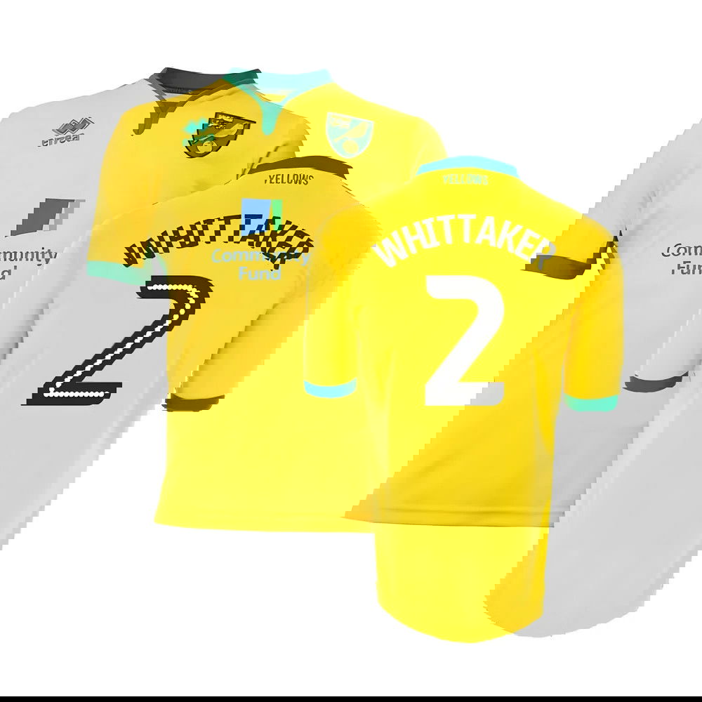 Norwich City 2016-17 Home Shirt ((Good) XXL) (Whittaker 2)