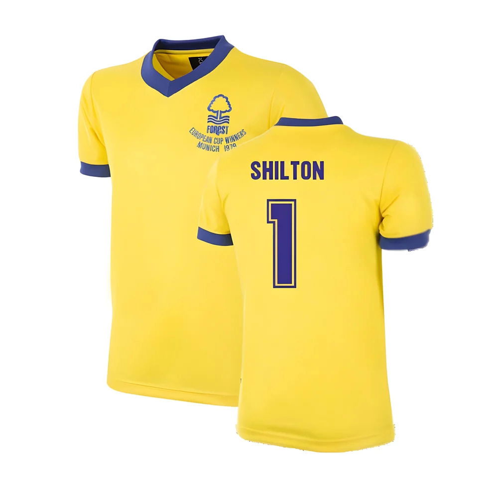 Nottingham Forest 1979-1980 Away Retro Football Shirt (Shilton 1)