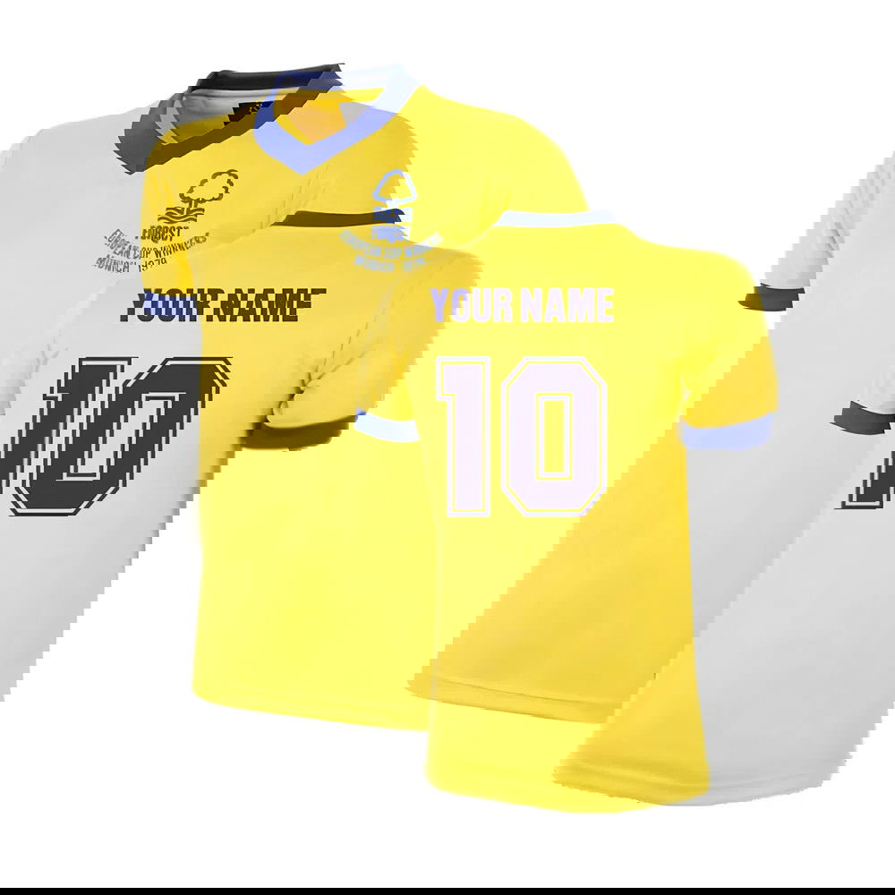 Nottingham Forest 1979-1980 Away Retro Football Shirt (Your Name)