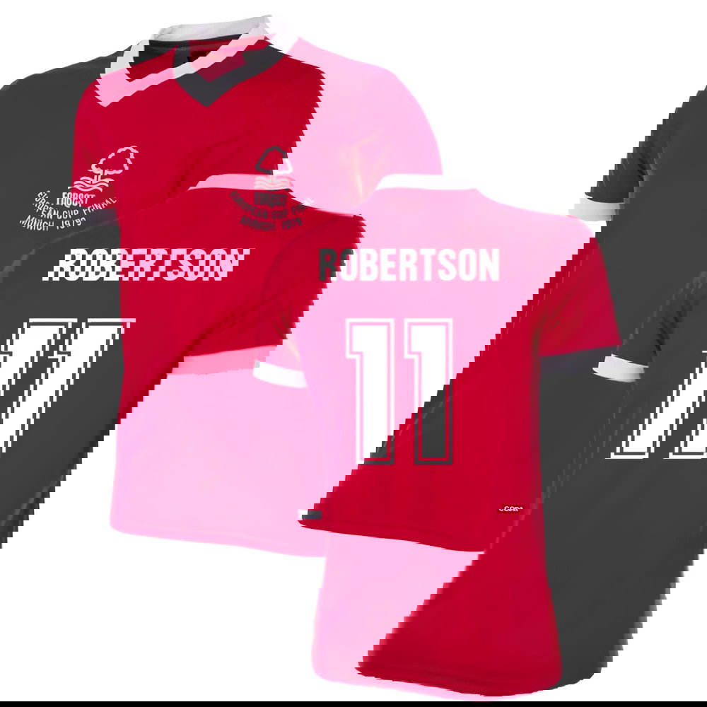 Nottingham Forest 1979 European Cup Final Retro Football Shirt (Robertson 11)