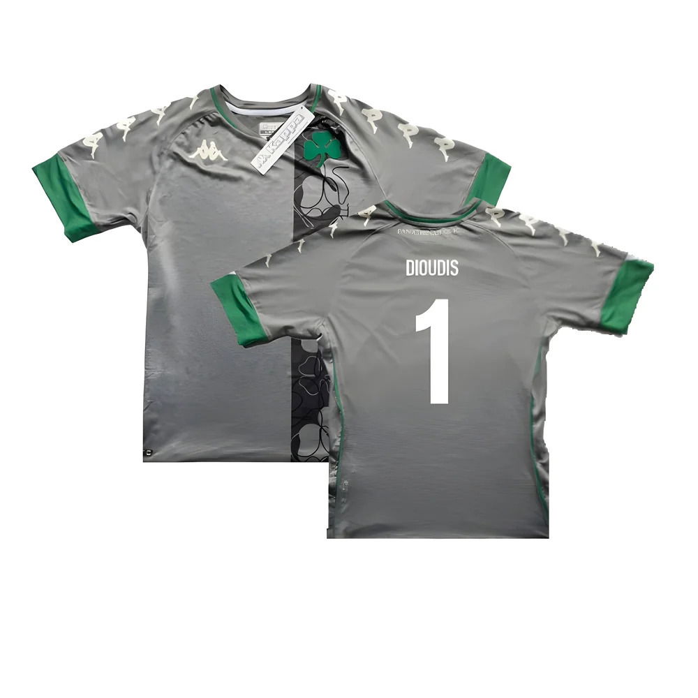Panathinaikos 2020-21 Third Shirt (Sponsorless) ((Very Good) L) (Dioudis 1)