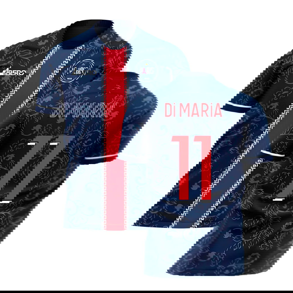 Paris 2025-2026 Home Concept Football Kit (Libero) (DI MARIA 11)