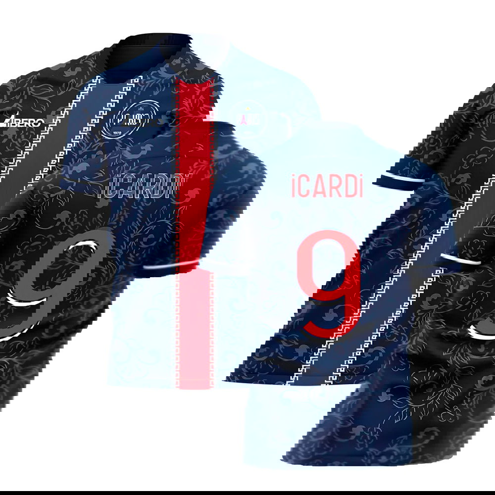 Paris 2025-2026 Home Concept Football Kit (Libero) (ICARDI 9)