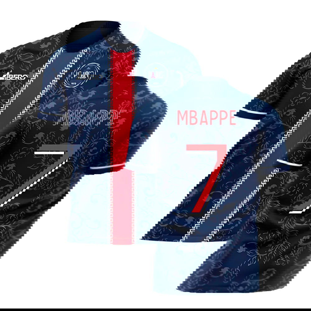 Paris 2025-2026 Home Concept Football Kit (Libero) (MBAPPE 7)