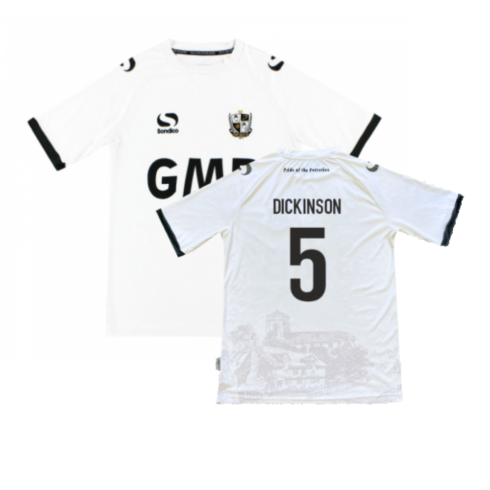 Port Vale 2013-14 Home Shirt ((Very Good) S) (Dickinson 5)