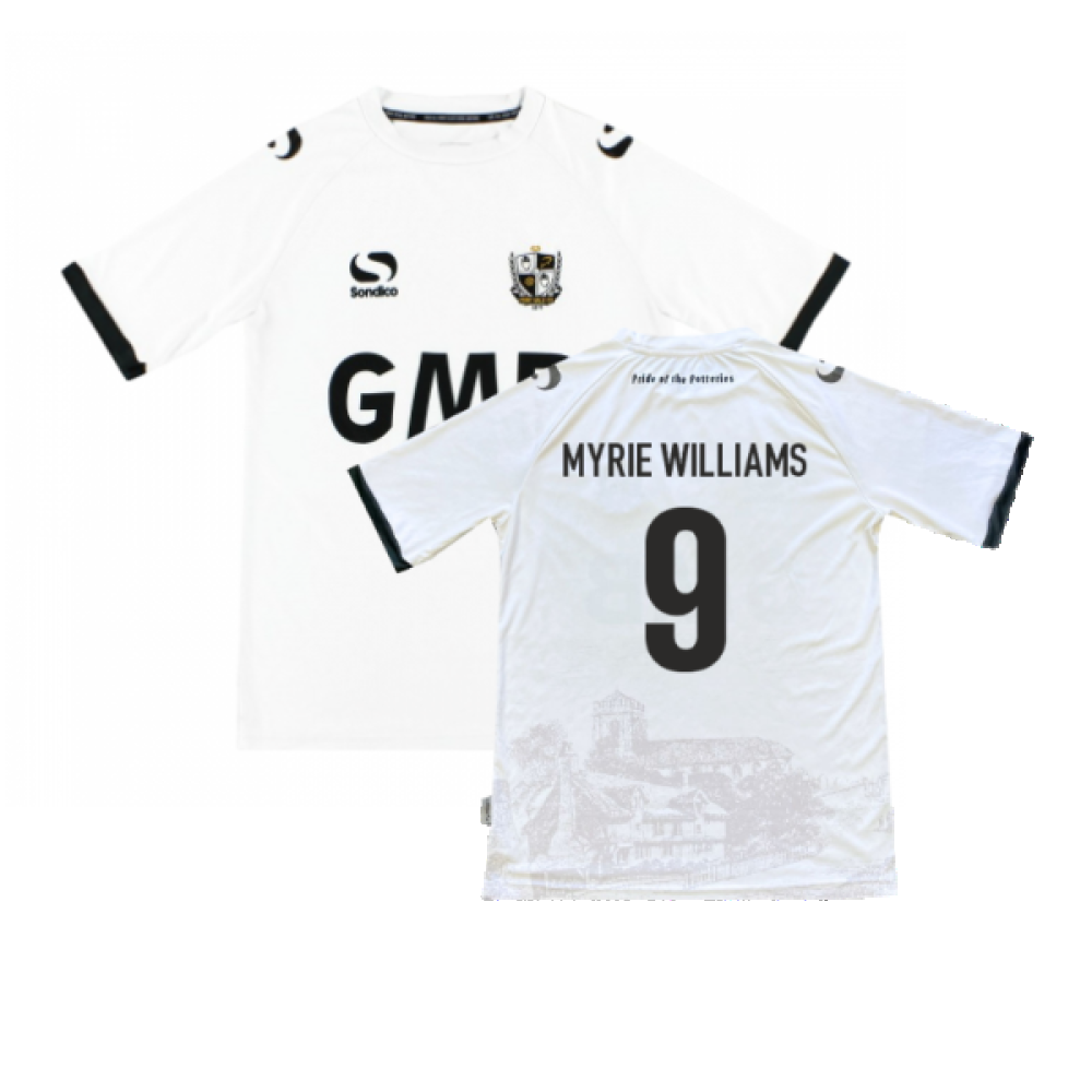 Port Vale 2013-14 Home Shirt ((Very Good) S) (Myrie Williams 9)
