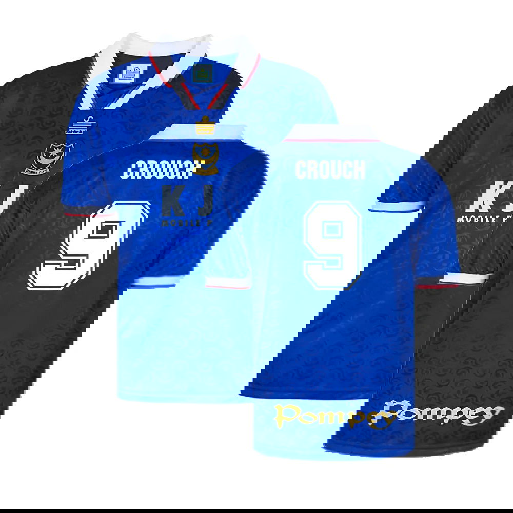 Portsmouth 1998 Admiral Retro Football Shirt (Crouch 9)