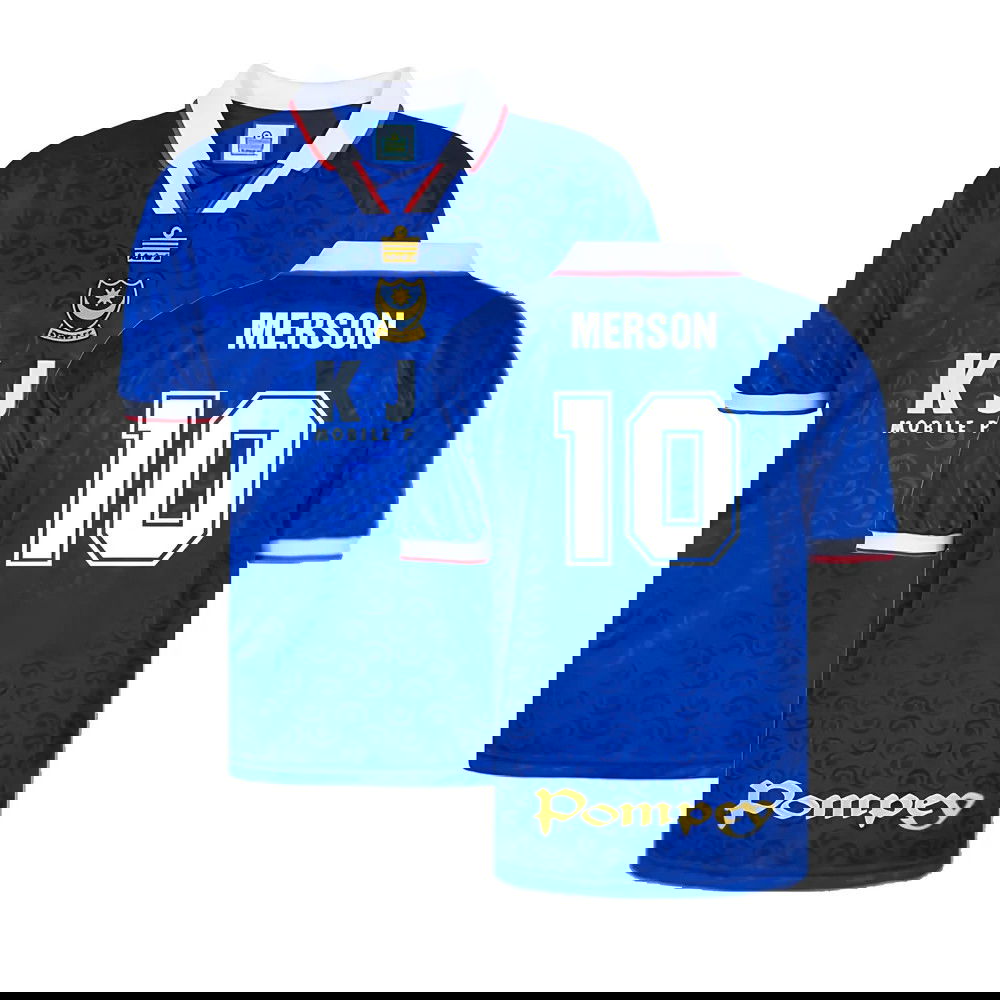 Portsmouth 1998 Admiral Retro Football Shirt (Merson 10)