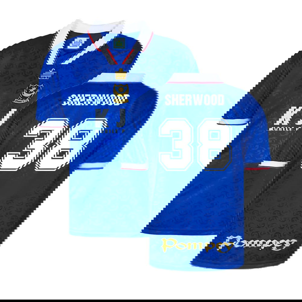 Portsmouth 1998 Admiral Retro Football Shirt (Sherwood 38)