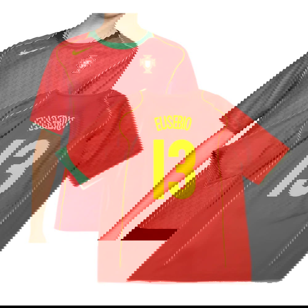 Portugal 2004 Reissue Home Shirt (Eusebio 13)