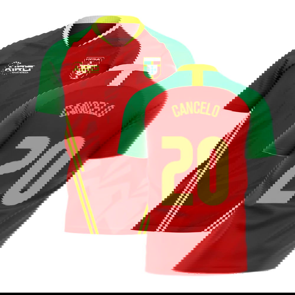 Portugal 2025-2026 Home Concept Football Kit (Airo) (Cancelo 20)
