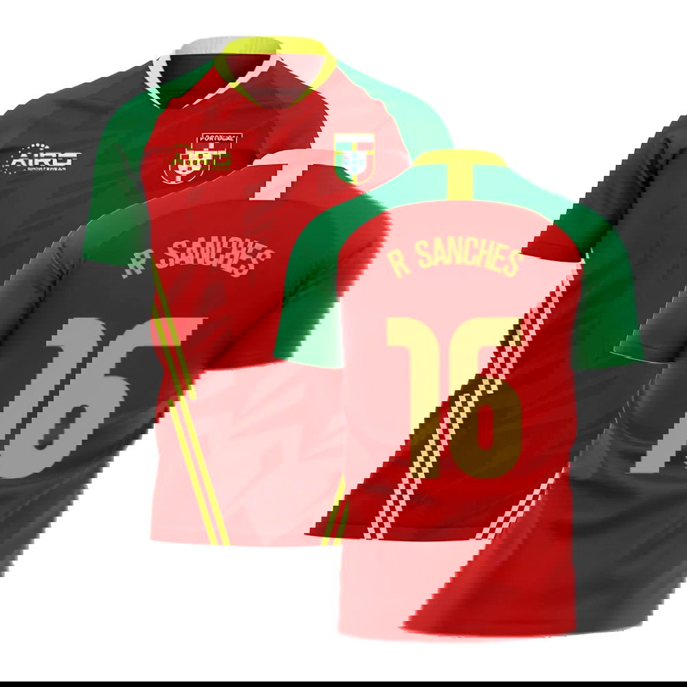 Portugal 2025-2026 Home Concept Football Kit (Airo) (R.SANCHES 16)